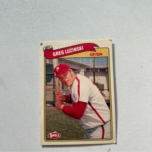 Vintage Baseball Trading Card